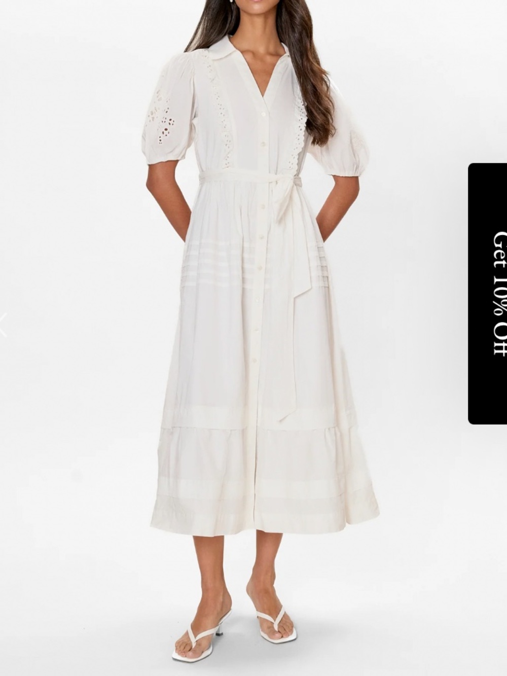 Rebecca Taylor Women's White Summer-dresses